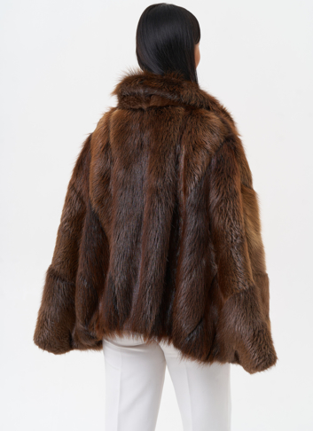 Болеро из меха бобра