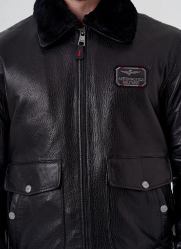 Мужская куртка - пилот из натуральной кожи