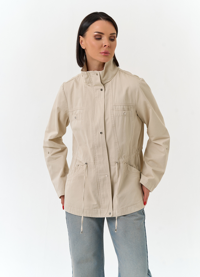 Женская ветровка с воротником стойкой модель № 33122 универмаг малина