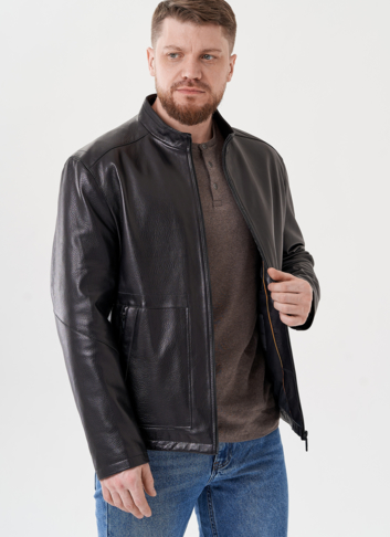 Мужская кожаная куртка 