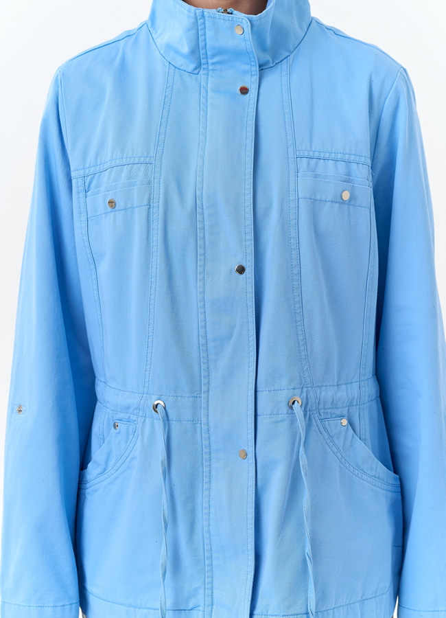 Женская ветровка с воротником стойкой модель № 33121 универмаг малина