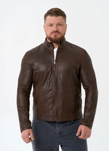 Мужская двухсторонняя куртка из натуральной замши фото