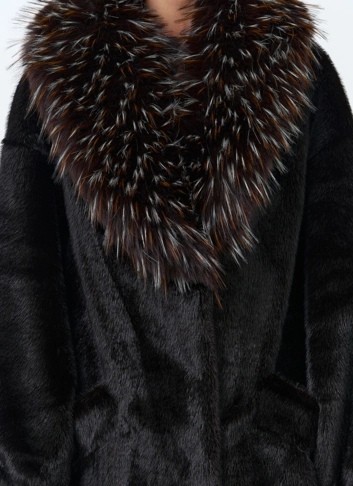 Женская шуба из эко меха
