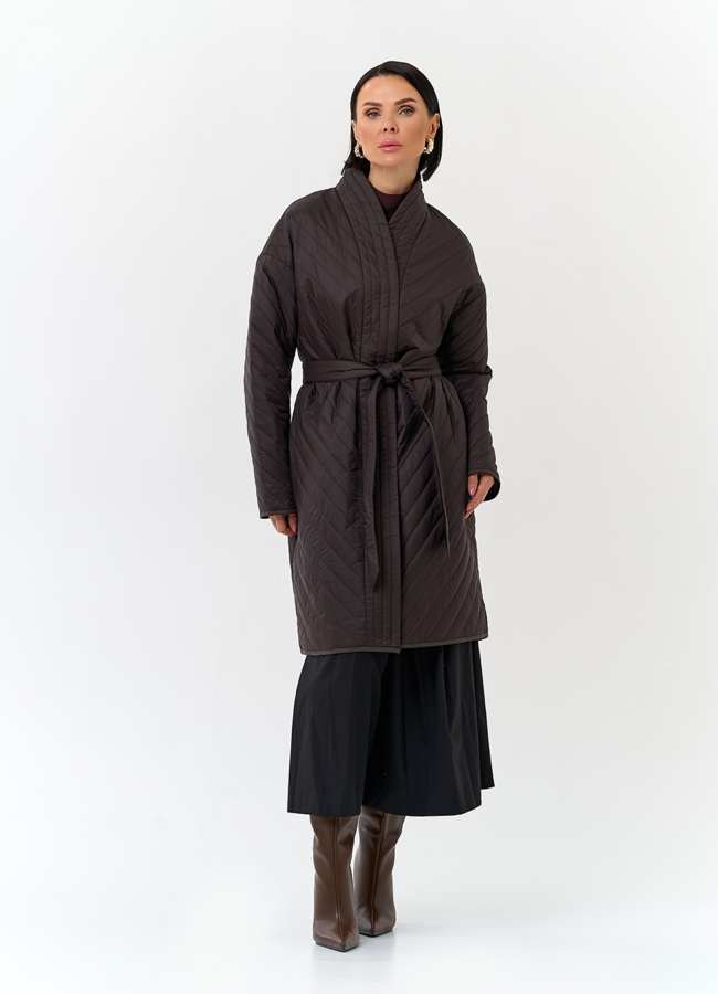 Женская удлиненная куртка кимоно модель № 32803 в кредит