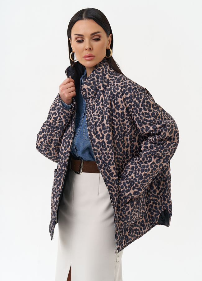 Женская двухсторонняя куртка модель № 29934 универмаг малина