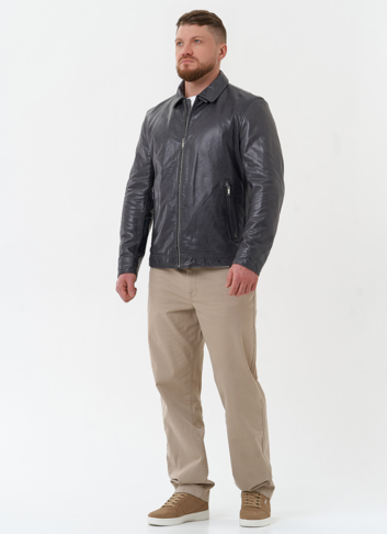 Мужская куртка из натуральной кожи 