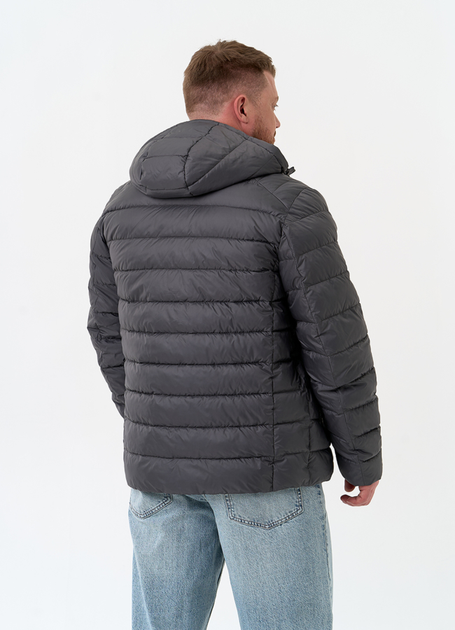 фото Куртка мужская с капюшоном модель № 32519