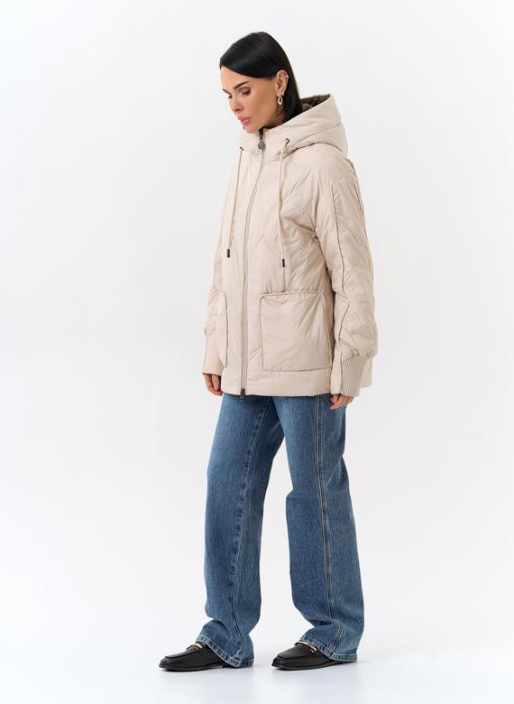 Женская куртка с капюшоном 