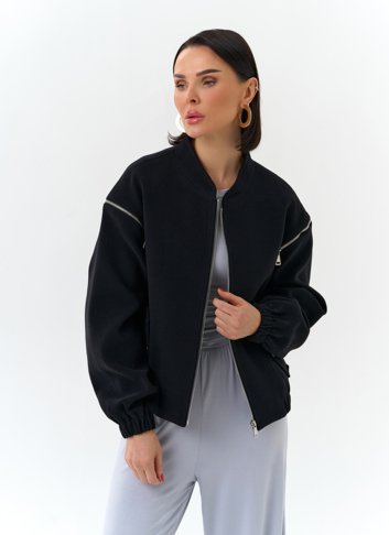 Женское короткое пальто бомбер