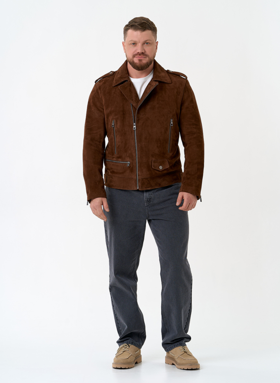 Мужская куртка из натуральной замши