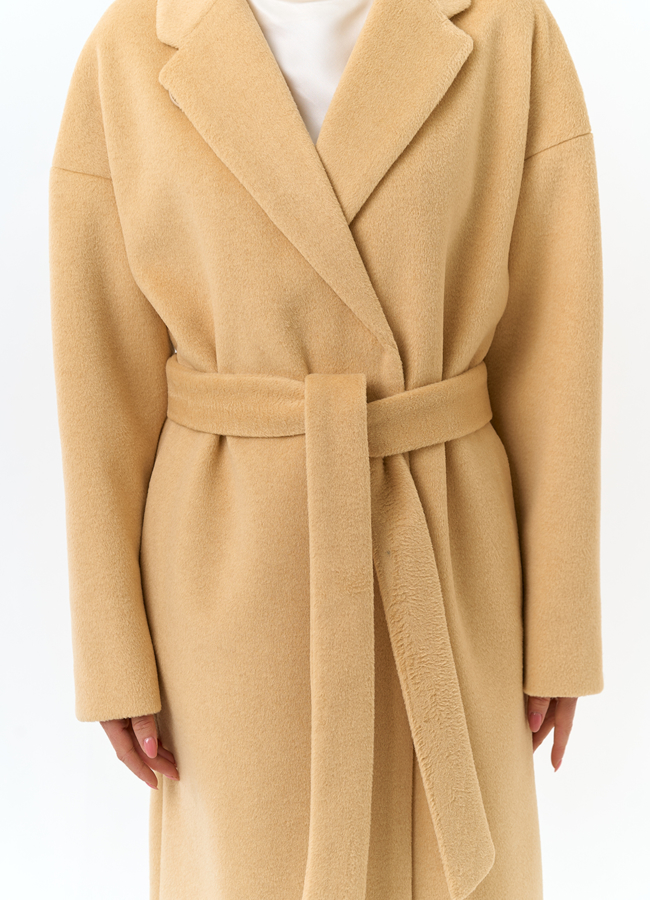 Женское пальто с английским воротником модель № 32810 универмаг малина