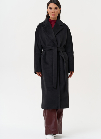 Женское пальто черного цвета