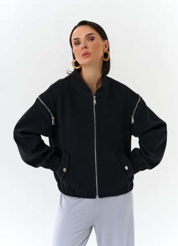 Женское короткое пальто бомбер