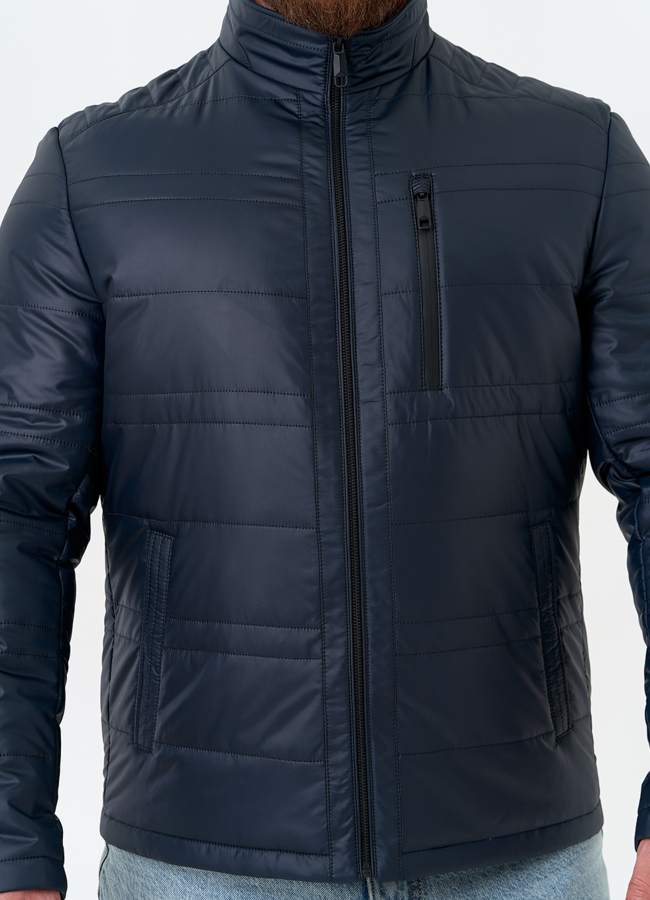 Мужская куртка с воротником стойкой модель № 32543 универмаг малина